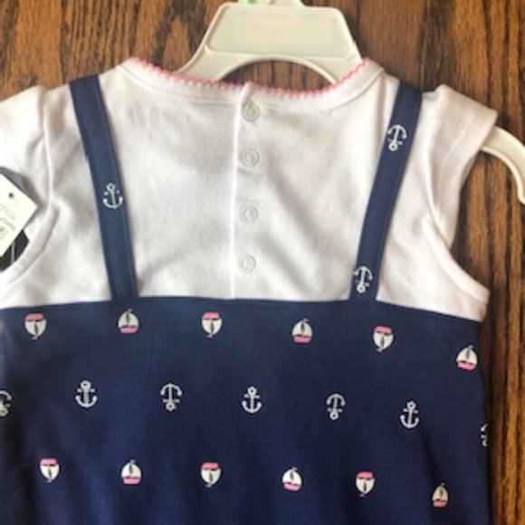 NWT Nautica 18 M one piece shorts romper - Picture 6 of 6